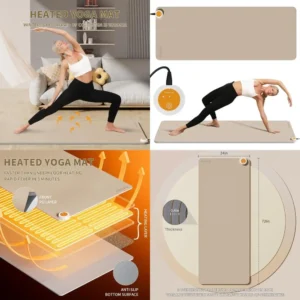 Heated Non-Slip Yoga Mat